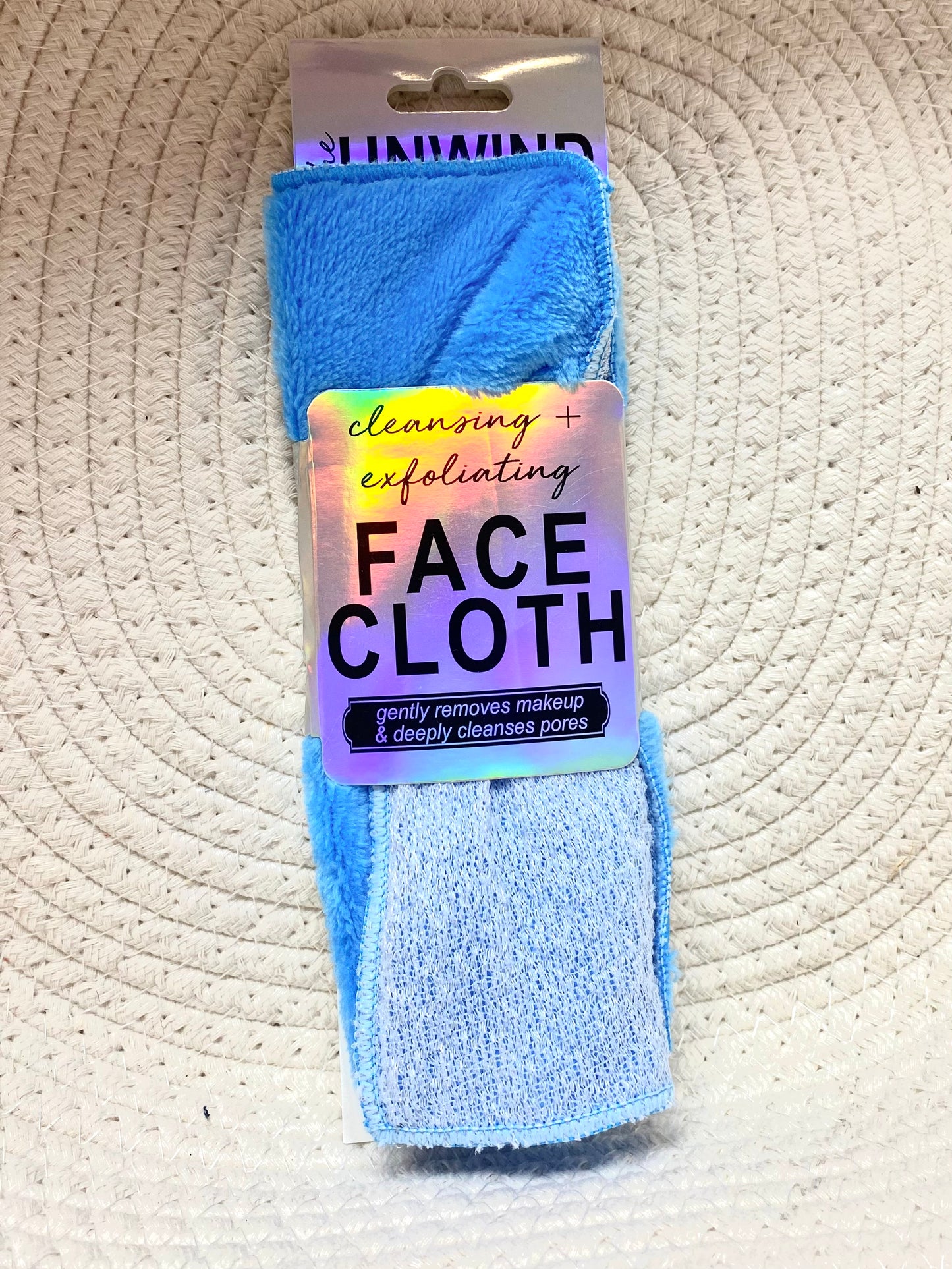 Blue Face Cloth