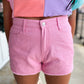 On The Bright Side Shorts PINK *FINAL SALE*