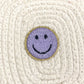 Smiley Iron On Patch PURPLE