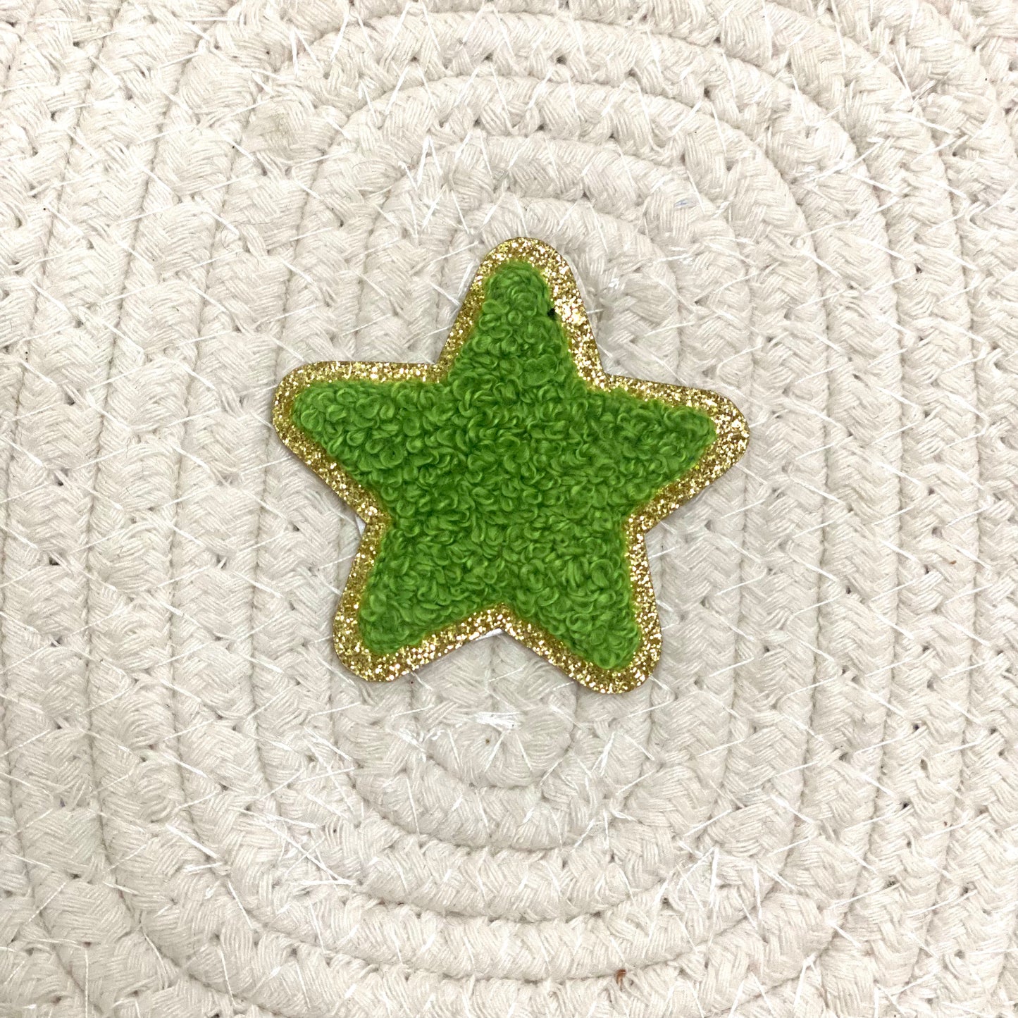 Star Iron On Patch GREEN