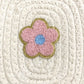 Flower Iron On Patch LIGHT PINK
