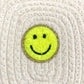 Smiley Iron On Patch YELLOW
